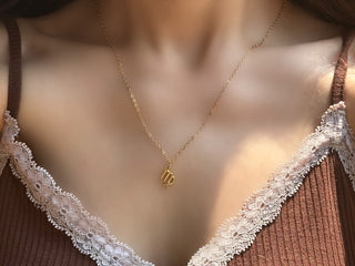 Gold Zodiac Sign Necklace