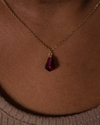 Pomegranate Seed Necklace