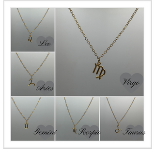 Gold Zodiac Sign Necklace