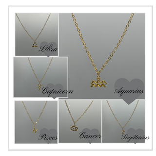 Gold Zodiac Sign Necklace