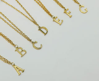 Gold Letter Necklace