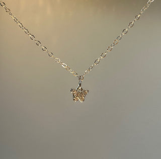 Ann Silver Butterfly Necklace