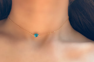 Deganit Acqua Herz-Halsband