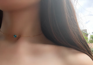 Deganit Acqua Herz-Halsband